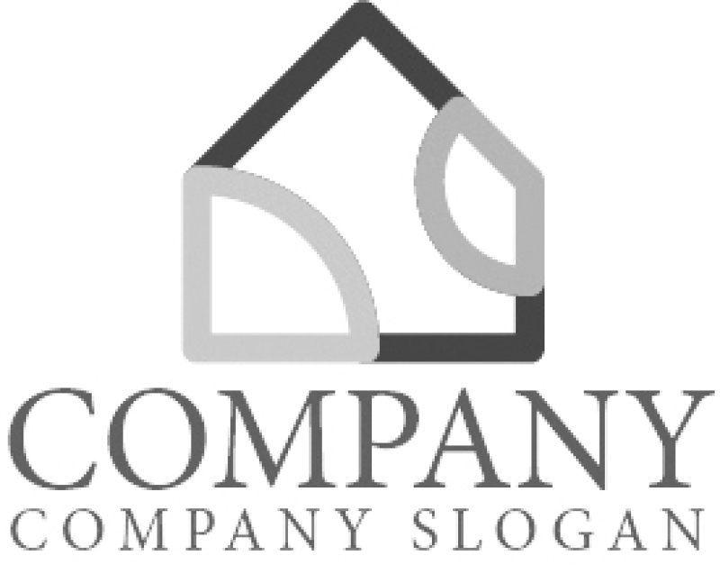 画像6: 家・分割・ロゴ・マークデザイン1267 (6)