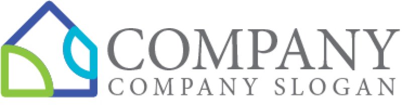 画像7: 家・分割・ロゴ・マークデザイン1267 (7)