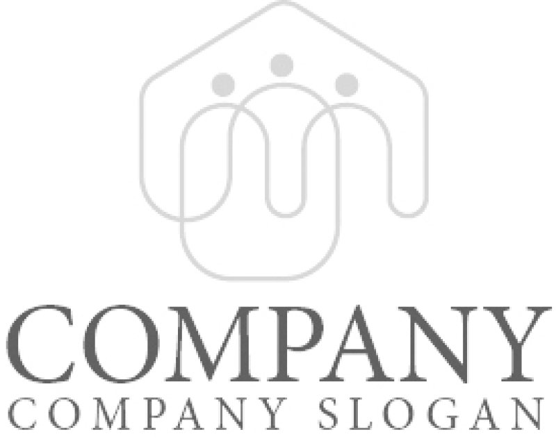 画像6: 家・人・線・ロゴ・マークデザイン1272 (6)