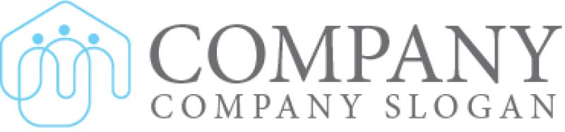 画像7: 家・人・線・ロゴ・マークデザイン1272 (7)