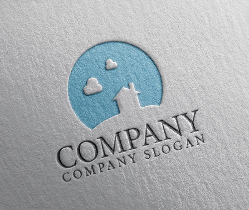 画像2: 家・雲・空・ロゴ・マークデザイン1273 (2)