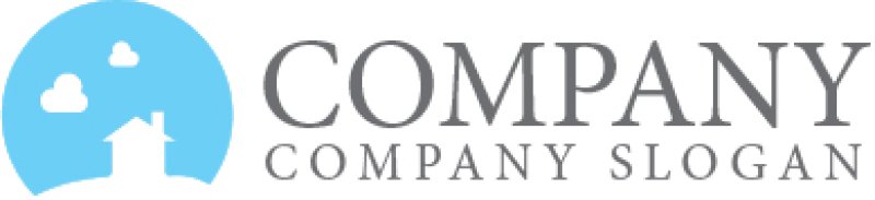 画像7: 家・雲・空・ロゴ・マークデザイン1273 (7)