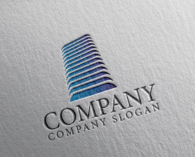 画像2: ビル・グラデーション・ロゴ・マークデザイン1277 (2)