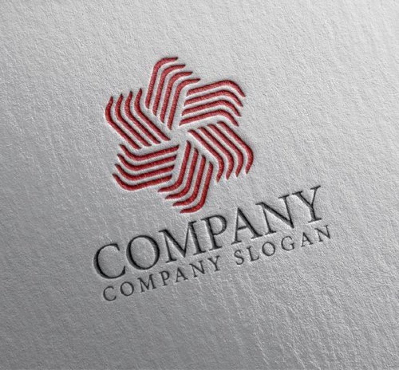 画像2: ビル・花・六角形・ロゴ・マークデザイン1284 (2)