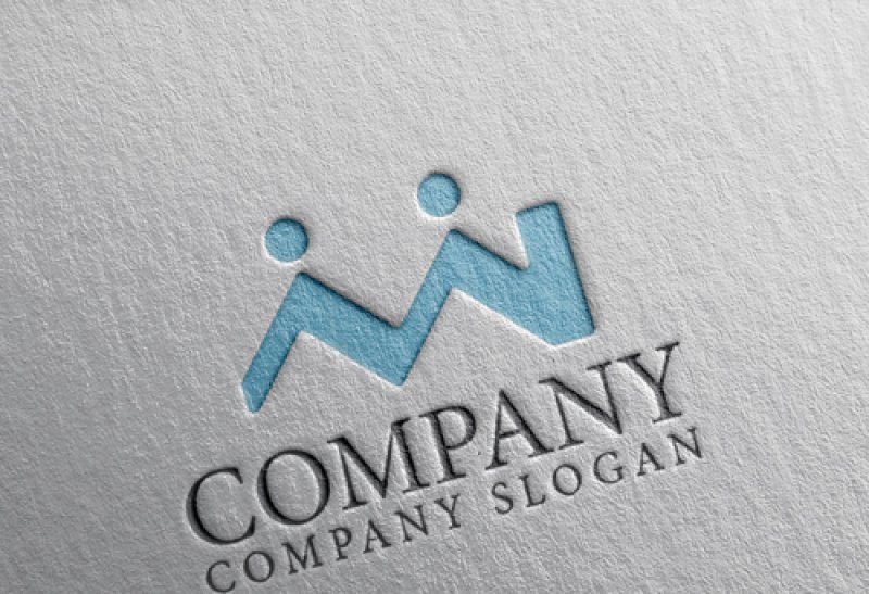 画像2: 家・屋根・人・M・i・ロゴ・マークデザイン1286 (2)