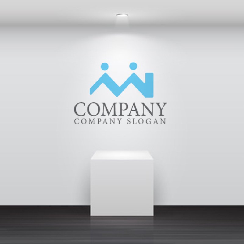 画像5: 家・屋根・人・M・i・ロゴ・マークデザイン1286 (5)