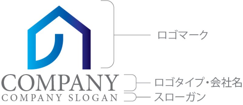 画像10: 家・の・グラデーション・ロゴ・マークデザイン1290 (10)