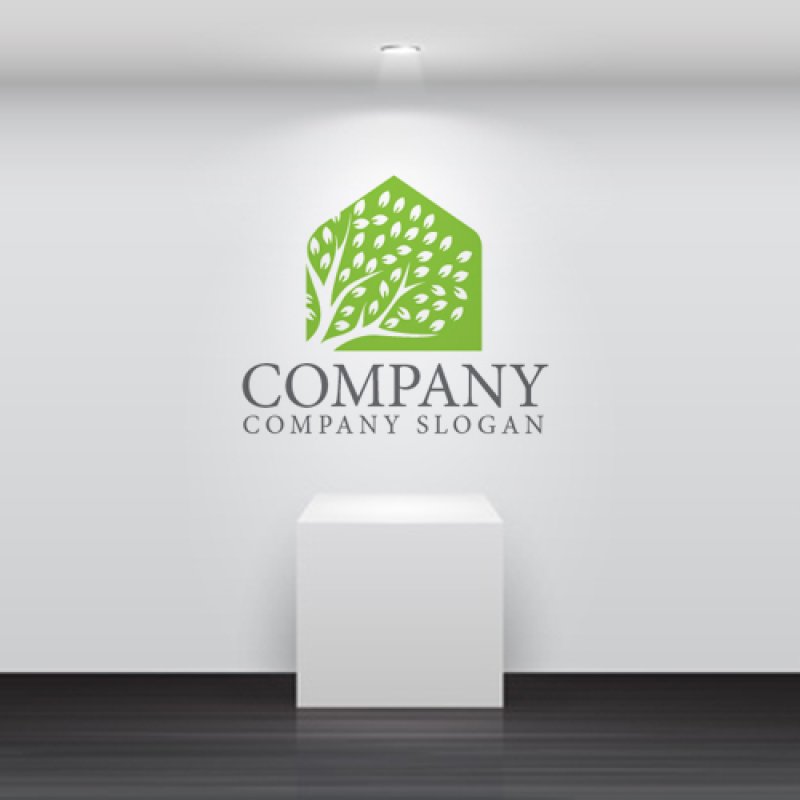 画像5: 木・家・成長・ロゴ・マークデザイン1292 (5)