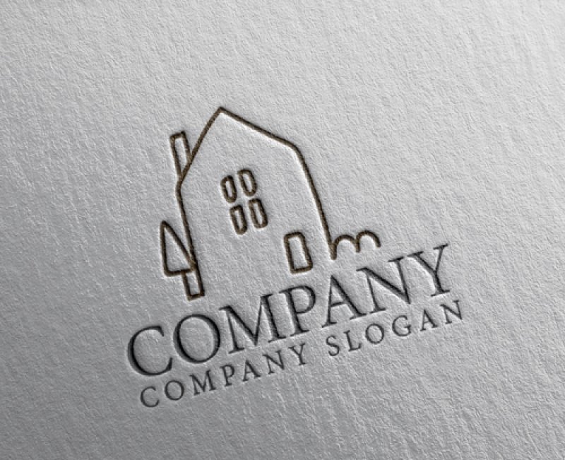 画像2: 家・手書き・木・ロゴ・マークデザイン1296 (2)