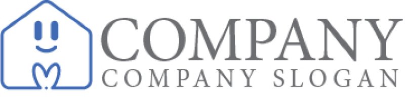 画像7: 家・ハート・笑顔・ロゴ・マークデザイン1297 (7)