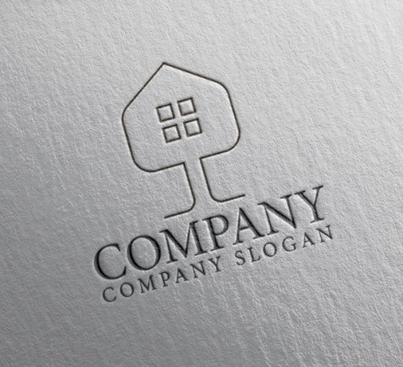 画像2: 家・窓・木・ロゴ・マークデザイン1299 (2)