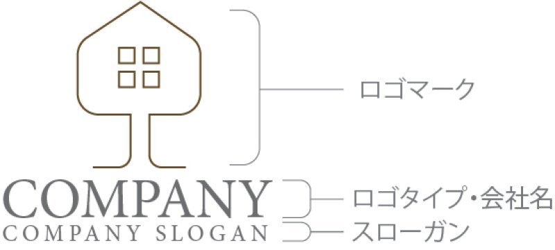 画像10: 家・窓・木・ロゴ・マークデザイン1299 (10)