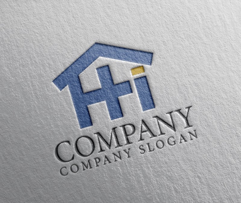 画像2: 家・H・i・アルファベット・ロゴ・マークデザイン1300 (2)