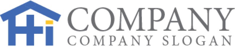 画像7: 家・H・i・アルファベット・ロゴ・マークデザイン1300 (7)