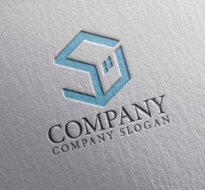 画像2: 家・S・六角形・ロゴ・マークデザイン1301 (2)