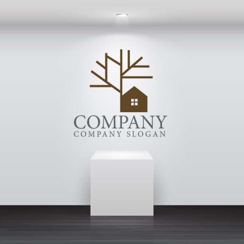 画像5: 家・アンテナ・木・ロゴ・マークデザイン1305 (5)