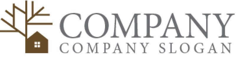 画像7: 家・アンテナ・木・ロゴ・マークデザイン1305 (7)