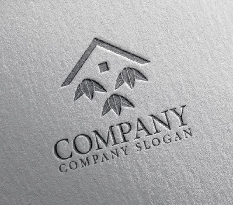 画像2: 屋根・笹・家・ロゴマークデザイン1310 (2)