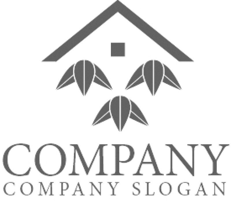 画像6: 屋根・笹・家・ロゴマークデザイン1310 (6)