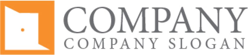 画像7: 家・ドア・四角・ロゴ・マークデザイン1315 (7)