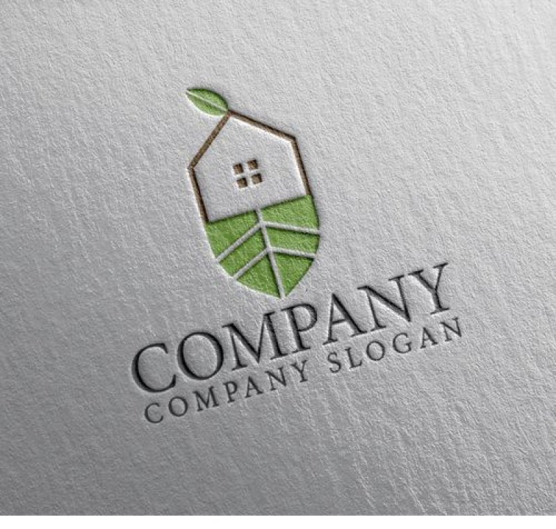 画像2: 家・葉・成長・ロゴ・マークデザイン1316 (2)