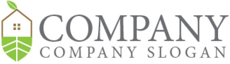 画像7: 家・葉・成長・ロゴ・マークデザイン1316 (7)