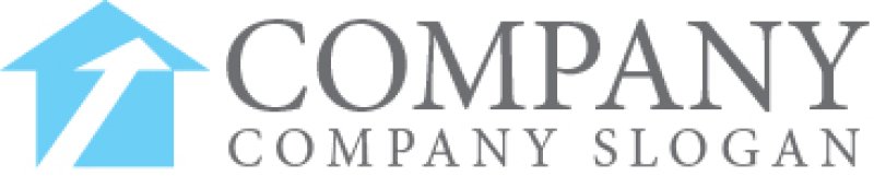 画像7: 家・矢印・上昇・ロゴ・マークデザイン1317 (7)