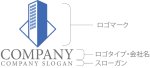 画像10: ビル・四角・ロゴ・マークデザイン1319 (10)