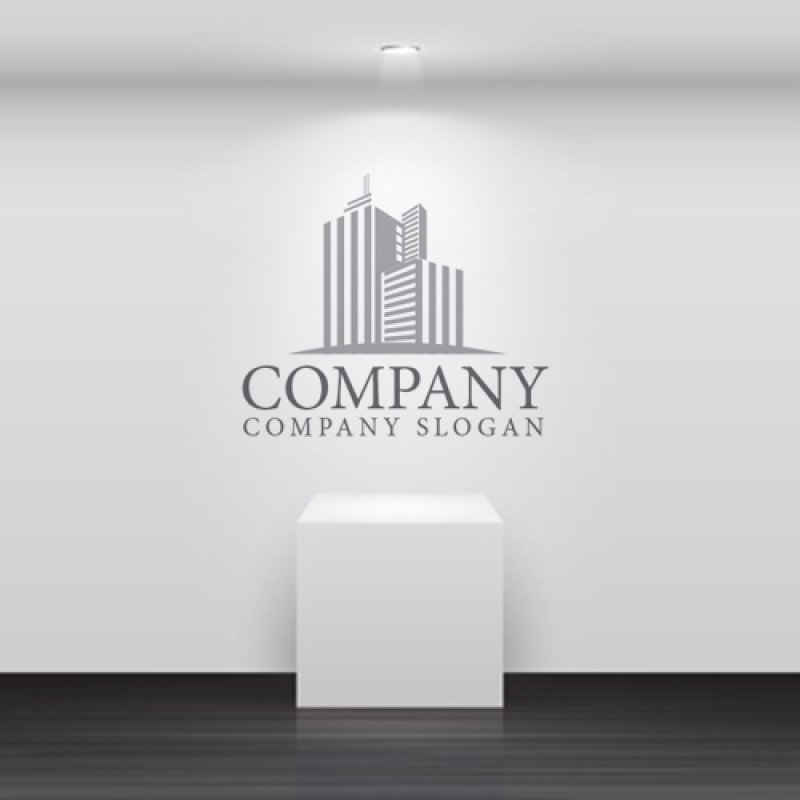 画像5: ビル・街・高層・ロゴマークデザイン1326 (5)