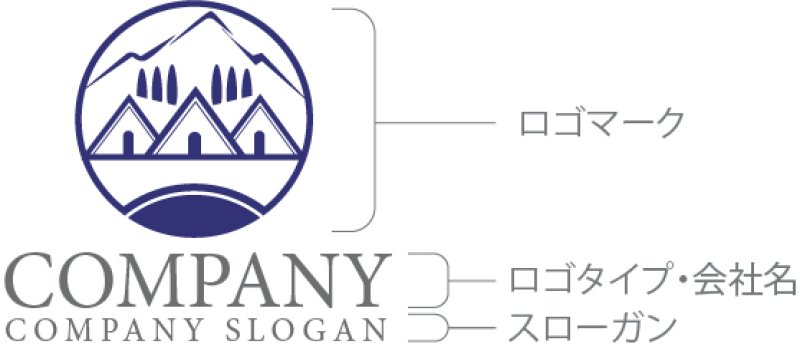 画像10: 家・屋根・山・輪・ロゴ・マークデザイン1327 (10)