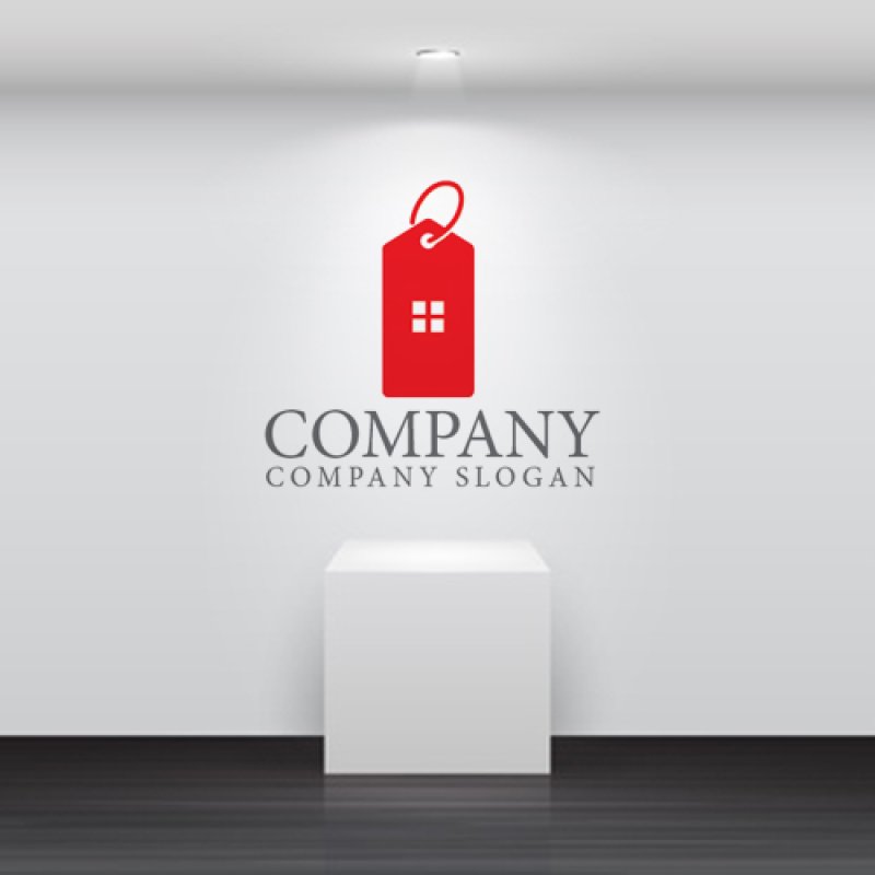 画像5: 家・タグ・札・窓・ロゴ・マークデザイン1328 (5)