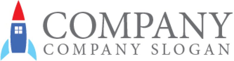 画像7: 家・ロケット・上昇・アルファベット・ロゴ・マークデザイン1331 (7)