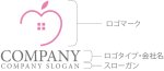 画像9: 家・ハート・りんご・ロゴ・マークデザイン1332 (9)