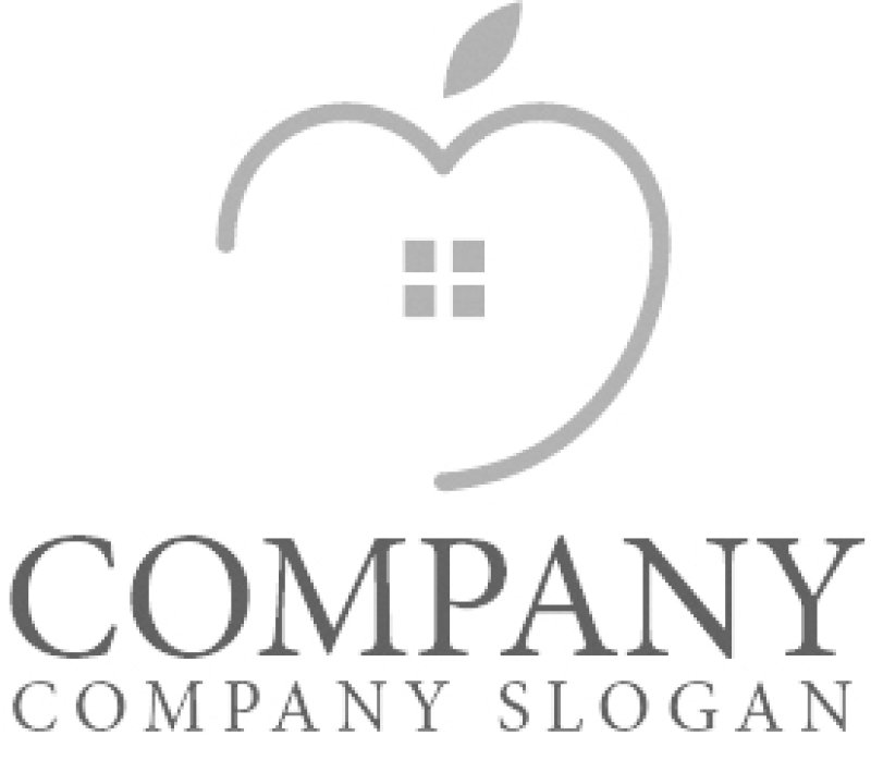 画像6: 家・ハート・りんご・ロゴ・マークデザイン1332 (6)