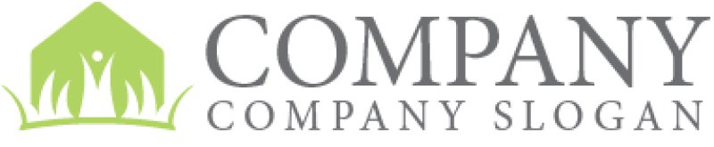 画像7: 人・家・草・ロゴ・マークデザイン1334 (7)