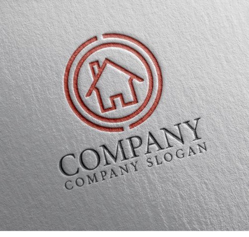 画像2: 家・輪・判・ロゴ・マークデザイン1339 (2)