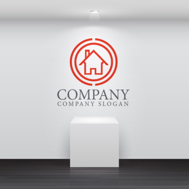 画像5: 家・輪・判・ロゴ・マークデザイン1339 (5)