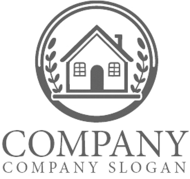 画像6: 家・葉・輪・ロゴマークデザイン1340 (6)