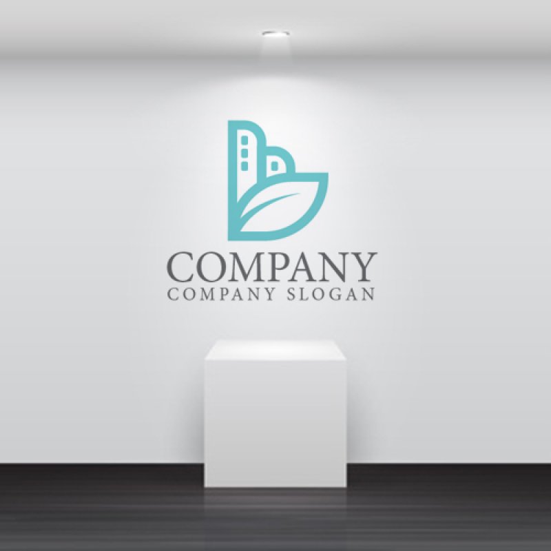 画像5: 葉・ビル・L・アルファベット・ロゴ・マークデザイン1350 (5)