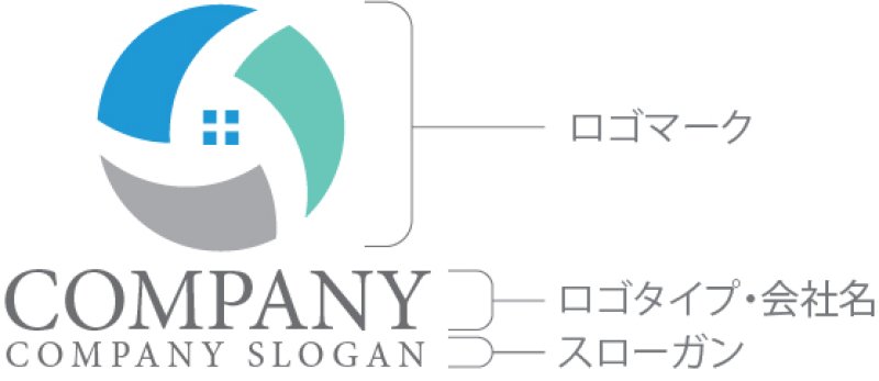 画像10: 家・輪・循環・ロゴ・マークデザイン1351 (10)