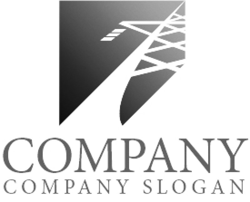 画像6: 送電線・グラデーション・ロゴ・マークデザイン1352 (6)