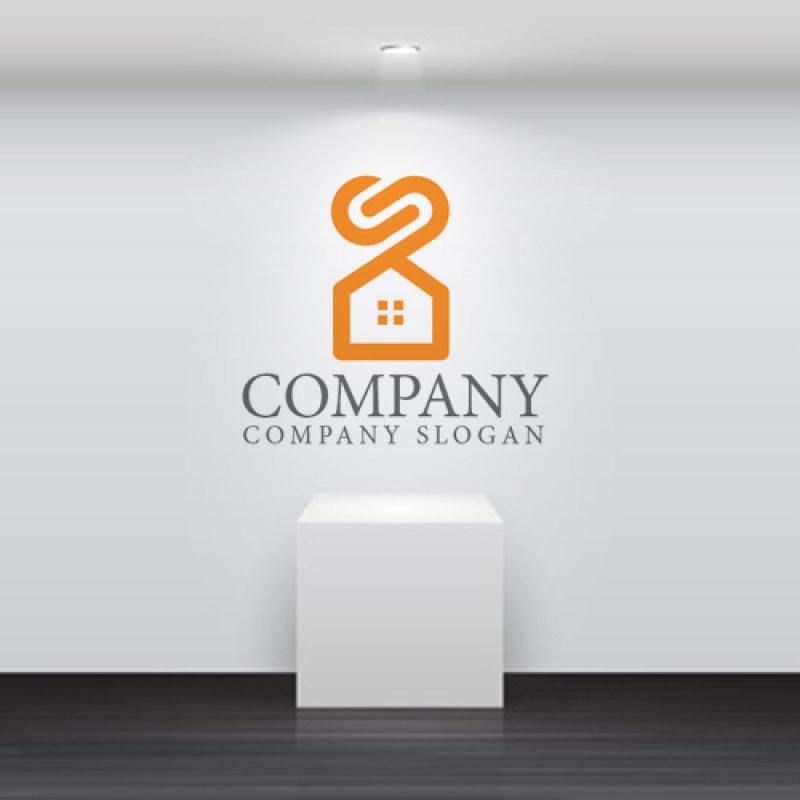 画像5: 家・S・クリップ・アルファベット・ロゴ・マークデザイン1354 (5)