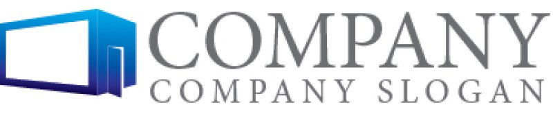 画像7: コンテナ・家・グラデーション・ロゴ・マークデザイン1357 (7)