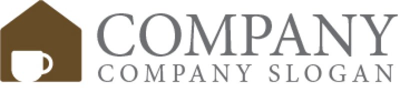 画像7: 家・カップ・ロゴ・マークデザイン1358 (7)