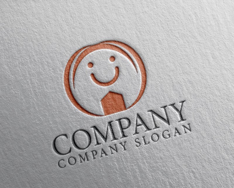 画像2: 家・顔・太陽・ロゴ・マークデザイン1359 (2)