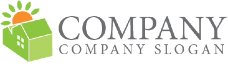 画像7: 家・太陽・ロゴ・マークデザイン1361 (7)