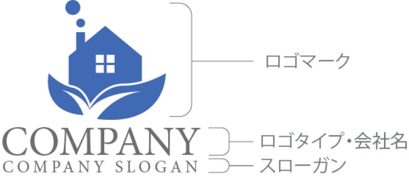 画像10: 家・葉・煙突・ロゴ・マークデザイン1364 (10)