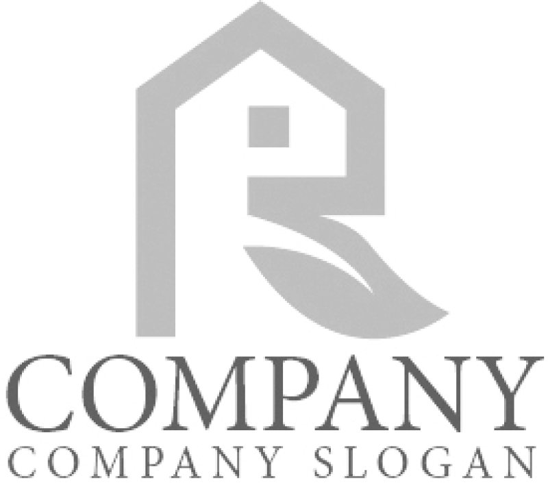 画像6: 家・R・葉・アルファベット・ロゴ・マークデザイン1365 (6)