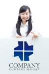画像3: 区画・十字ロゴ・マークデザイン137 (3)