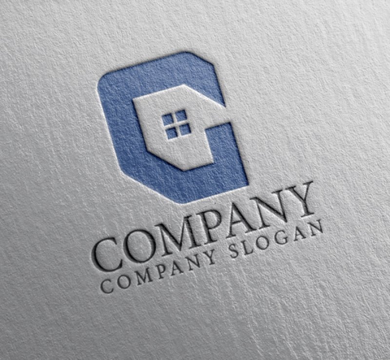 画像2: 家・G・アルファベット・ロゴ・マークデザイン1387 (2)